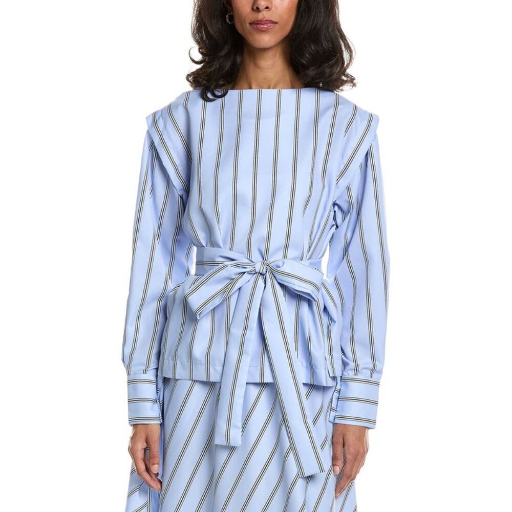 To My Lovers Womens Stripe Top, Blue